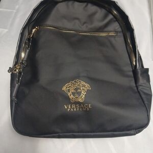 Versace Elegant Black Backpack